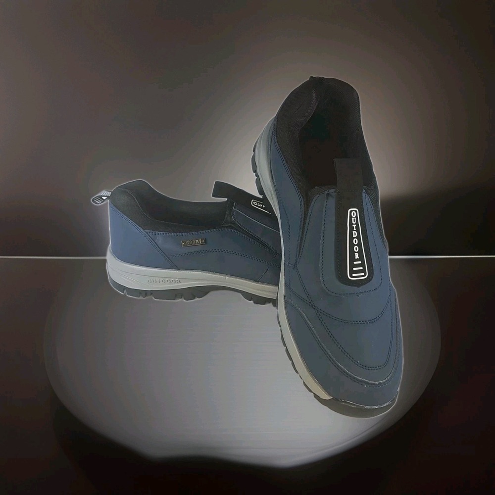 Outdoor Men's Slip On Navy Athletic Shoes Size 50